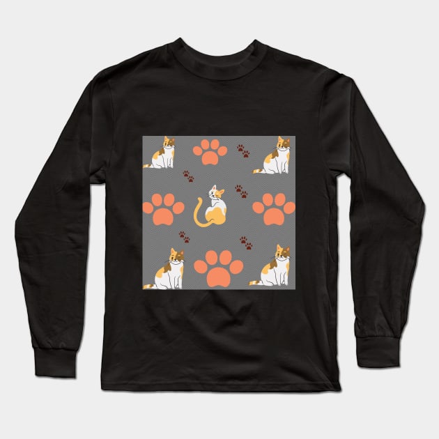 Cool Cats II Long Sleeve T-Shirt by Bluewave21